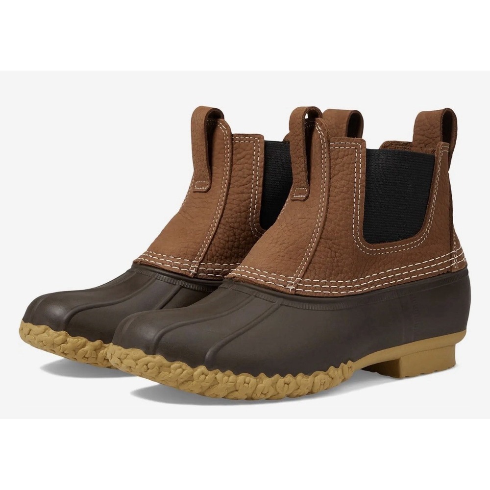 L.L.Bean Bean Boots 6.5" Chelsea Size 8 Duck Boots Need Insoles